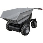 Torros ? brouette motoris�e �lectrique 500kg 220l ? 4 roues pivotantes ? moteur sans balais ? pour terrains ...