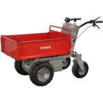 Mini dumper �lectrique 500kg 211l plateau basculant par v�rin cloison amovible batterie 48v / 32ah torros ...
