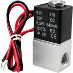 Mini electrovanne eau economiseurs d'eau , vanne magntique 12 v dc 1 / 4 2 normalement ferme valve ...