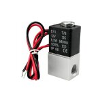 Mini electrovanne eau economiseurs d'eau , vanne magntique 12 v dc 1 / 4 2 normalement ferme valve ...