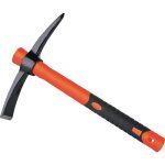 Mini pioche ultratec poids 450 g poids de la tête longueur 370 mm pointe et lame transversale Mini pioche ultratec poids 450 g poids de la tête longueur 370 mm pointe et lame transversale