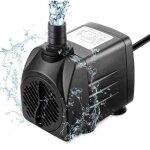 Mini pompe � eau, submersible pompe � eau 25w 1800l / h 220v 1. 5m submersible brushless moteur pompe ...