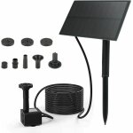 Mini pompe solaire pour fontaine à eau - 1, 5 w - 160 l / h - kit de pompe submersible à énergie solaire ... Mini pompe solaire pour fontaine à eau - 1, 5 w - 160 l / h - kit de pompe submersible à énergie solaire ...