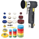 Mini ponceuse orbitale pneumatique polisseuse voiture, ponceuse pneumatique 25 / 50 / 80 mm excentrique ...