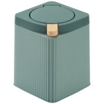 Mini poubelle avec couvercle pour bureau, poubelle � papier, adapt�e pour le bureau, la maison, petite ...