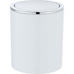 Poubelle � couvercle oscillant 2l inca wenko poubelle design salle de bain ou wc, plastique haut de gamme ...