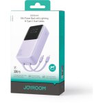 Mini power bank 20000mah avec cbles intgrs jr - pbc07 30w violet clair