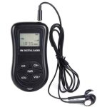 Mini radio fm portable, st�r�o lcd affichage num�rique tuned pocket walkman r�cepteur de conf�rence � ...