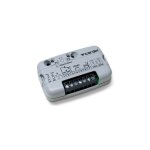 Mini rcepteur 433mhz 1 canal 12 - 24vac / dc / compatible s504 - non tanche - cardin