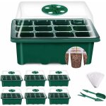 Mini serre pour plantes, 6 pi�ces 72 cellules int�rieure plateau semis bac � semis p�pini�re bo�te de ...