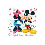 Minis stickers disney - mickey et minnie mouse - 30 cm x 30 cm Minis stickers disney - mickey et minnie mouse - 30 cm x 30 cm