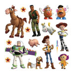 Minis stickers disney - toy story 4 - 30 cm x 30 cm
