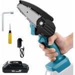 Mini trononneuse 4 pouces 18 v 2 - en - 1 avec batterie 3000 mah trononneuse lectrique avec batterie ...