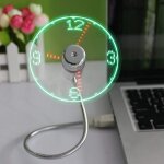Mini - ventilateur usb flexible � led pour ordinateur portable pc
