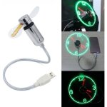 Mini - ventilateur usb flexible � led pour ordinateur portable pc
