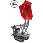 Torros - minidumper � chenilles �l�vateur ciseaux benne basculante 500kg 10ch 6 + 2r vitesses � d�marrage ...