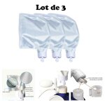Lot de 3 sacs  limon adaptables pour polaris 280 480 robot nettoyeur piscine. lot de 2 sacs filtres ...
