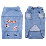 Minnie mouse - cerd - for fan pets - veste chien en denim en 65% coton et 35% polyester assurez le confort ...