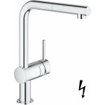 Minta - mitigeur d'�vier avec douchette extractible, chrome 31397000 - grohe