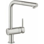 Mitigeur minta avec rotation 360° et douchette supersteel - grohe Mitigeur minta avec rotation 360° et douchette supersteel - grohe