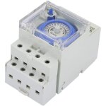 Minuterie, interrupteur horaire 24 heures, minuterie 110 - 230v sul 181h minuterie mcanique analogique ...