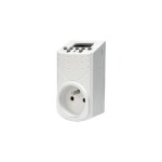 Minuterie numrique hebdomadaire ip20 1800w blanc gao emt757 - f