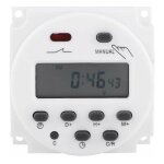 Minuterie numrique lcd commutateur de temps de micro - ordinateur programmable hebdomadaire minuterie ...