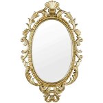 Boite a design - miroir d�co design, miroir antique de couleur or or en plastique