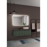 Mice collection - miroir avec applique led pour salle de bain, chambre, dressing rtro - clair, lumire ...
