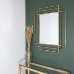 Miroir art deco dore