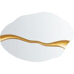 Beliani - miroir d�coratif mural style moderne 60 x 90 cm dor� poivres