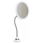 Miroir grossissant flexible 'lumineux' 30cm blanc Miroir grossissant flexible 'lumineux' 30cm blanc
