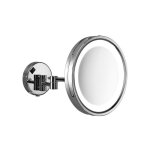 Gedy - miroir grossissant mural et orientable vincent avec Éclairage led chromé - 2118 Gedy - miroir grossissant mural et orientable vincent avec Éclairage led chromé - 2118
