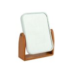 Miroir grossissant à poser oslo bois & blanc msv Miroir grossissant à poser oslo bois & blanc msv
