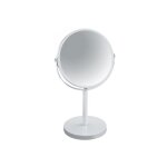 Miroir grossissant sur pied acier sydney blanc spirella