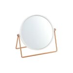 Miroir grossissant sur pied pretty effet cuivré blanc msv Miroir grossissant sur pied pretty effet cuivré blanc msv