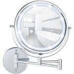 Wenko - miroir grossissant mural lumi grossissant x5, lumières led, fixation sans perçage, fonctionne ... Wenko - miroir grossissant mural lumi grossissant x5, lumières led, fixation sans perçage, fonctionne ...