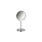 Miroir grossissant (x5) double face en m�tal argent�