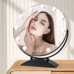 Miroir de maquillage avec ampoule interrupteur tactile luminosit� et temp�rature de couleur r�glable ...