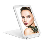 Rapanda - miroir de maquillage rechargeable avec lumi�re, �clairage 3 couleurs, luminosit� r�glable, ...
