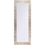 Beliani - miroir mural de forme rectangulaire 130 x 50 cm au design moderne avec cadre en plastique doré ... Beliani - miroir mural de forme rectangulaire 130 x 50 cm au design moderne avec cadre en plastique doré ...