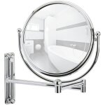 Wenko - miroir mural grossissant de salle de bain deluxe - diam. 19 cm