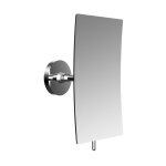 Emco - miroir mural rond 1 bras, 3 plis, angulaire, 132x208mm,