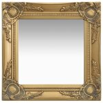 Miroir mural style baroque 40x40 cm dor� vidaxl