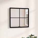 Bonnevie - miroir mural style baroque - miroir simple de salle de bain noir 40x40 cm métal bv348193 Bonnevie - miroir mural style baroque - miroir simple de salle de bain noir 40x40 cm métal bv348193