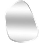 Atmosphera - miroir organique bisaut aidan 68x50cm argent crateur d'intrieur