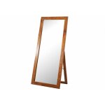 Miroir � pied 75x175cm - bois d'acacia laqu� (miel) - oxford 0319
