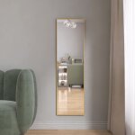 Tanant ? miroir sur pied 140x40 cm ? cadre en aluminium ? antid�flagrant ? installation facile ? pour ...