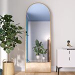 Tanant - miroir sur pied 165 x 60 cm, grand miroir de sol, miroir pleine longueur, miroir de chambre, ...
