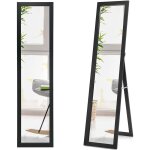 Costway - miroir pleine longueur sur pied, grand miroir avec cadre en mdf 155 cm x 37 cm, miroir de plain ... Costway - miroir pleine longueur sur pied, grand miroir avec cadre en mdf 155 cm x 37 cm, miroir de plain ...